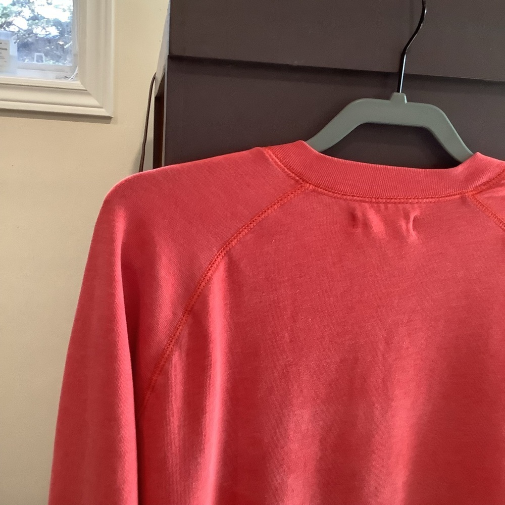 Hollister Coral Red Crewneck Sweatshirt Size S | HCO Logo | Classic Y2K Prep - Picture 9 of 15